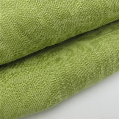 100% Cotton Yarn Dyed Jacquard Fabric Green