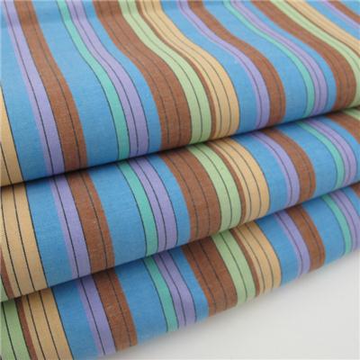 100% Cotton Yarn Dyed Stripe Woven Fabric
