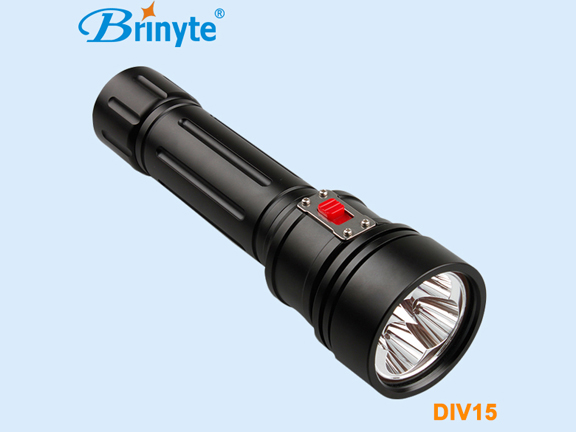  Brinyte DIV15 high power 3500 lumens magnetic switch Professional diving flashlight