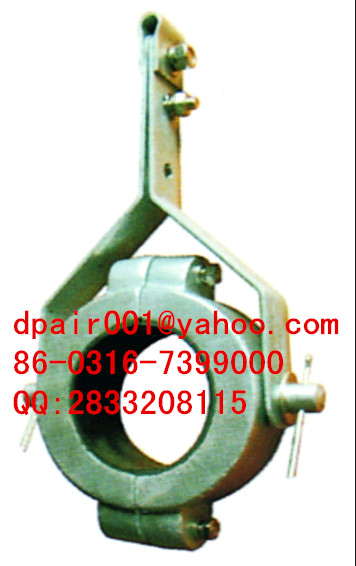 Suspension type high voltage cable clamp