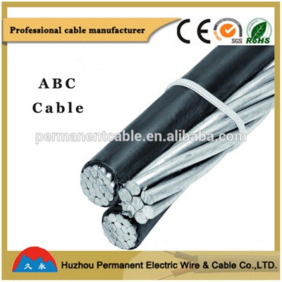 Abc aerial bundle cable Aluminum Conductor Pe/xlpe Insulated Drop Cable