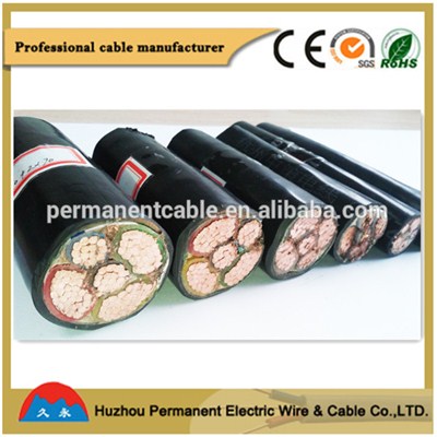 Алюминиевый поведения стального провода PVC бронированный кабель питания 
