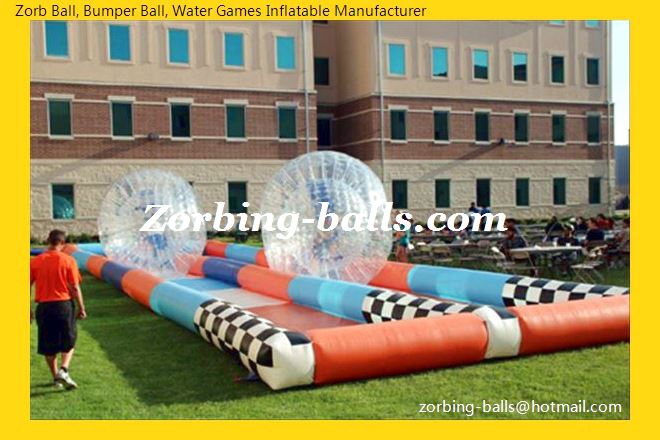 Zorb Track, Zorb Ball Race Track, Inflatable Zorb Track, Zorb Ball Racing