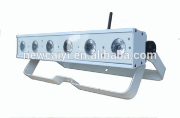 6pcs 5in1/6in1 led battery dmx wireless wall washer 