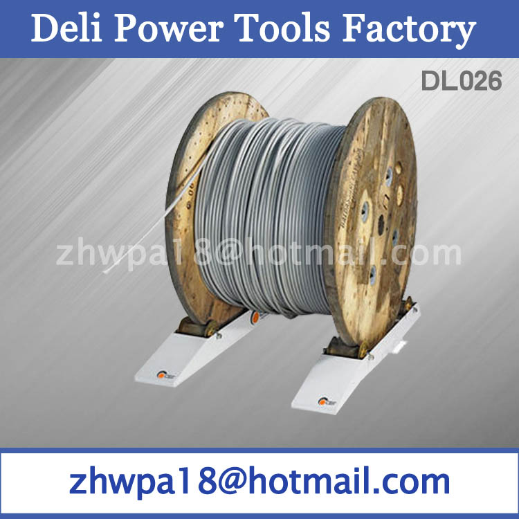 Drum Roller Rails Cable Drum Rotators Coil unwinder / roller