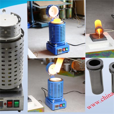 Mini Gold Silver Copper Furnace for Melting Metals