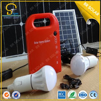 Mini 5w solar lighting system for home with easy installation