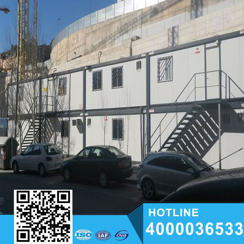 Ready made prefabricated contianer homes with solar panel prefab container house