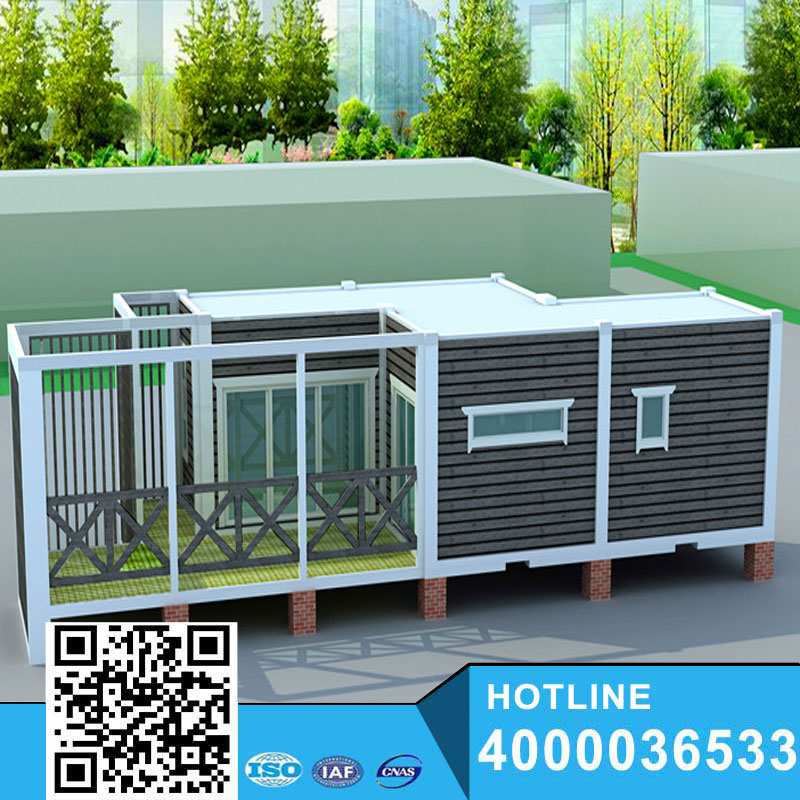 Modern Flat pack prefab container house cabin made in China