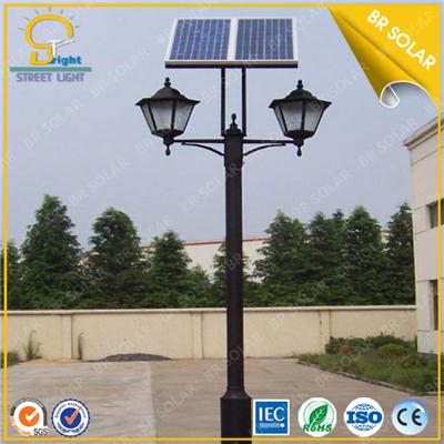 Double LED Lamp solar park light with 2 arms