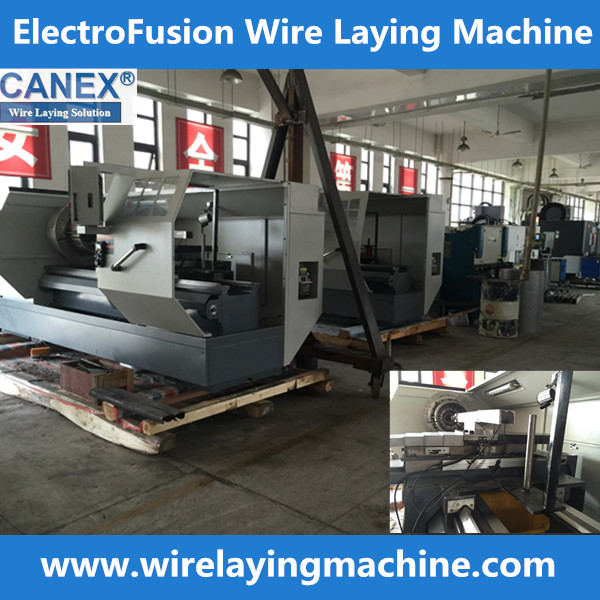 CNC E/F Wire Laying Machine  tapping tee electrofusion fitting wire laying machine