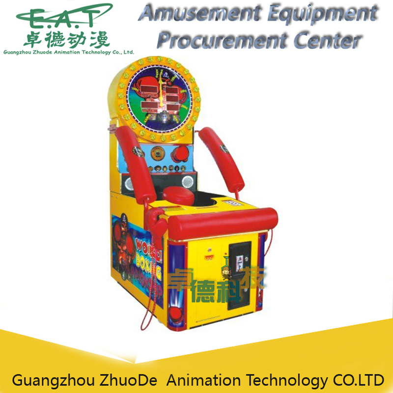 Crazy Boxing Coin Operated Arcade Machine,test the force of boxing ,factory direct sales