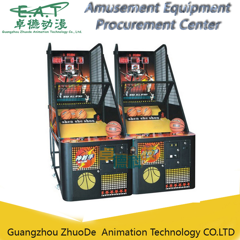 Factory direct sales street basketball machine with coin operated,Crazy Shoot basket,amusement game equipment for game center