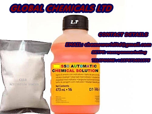 SSD SOLUTION AND ACTIVATION POWDER FOR SELL...EMAIL:   Our company is involved in the manufacture and supply of Industrial Chemicals,Cleaning Chemicals,Grade A Banknotes of over