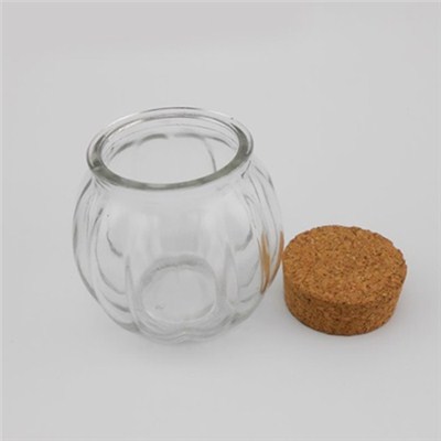 Cork Glass Jam Jars