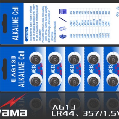 AG13 Alkaline Button Cell Battery