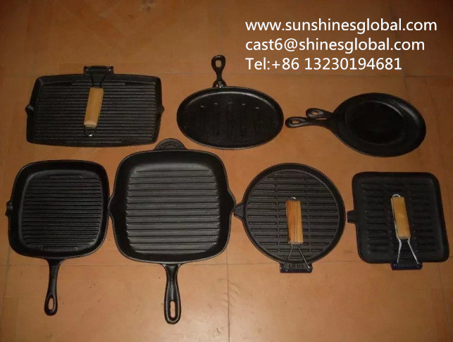 Cast Iron Grill Pans/ Griddles/Skillets/Enameled Cookware