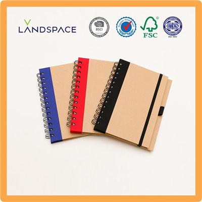 Spiral Bound Hard Cover Notebooks With Elastic Band
