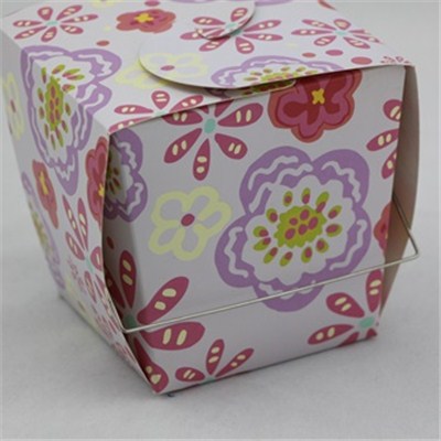 Flower Printing Noodle Box