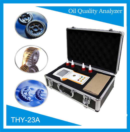 Industrial lubricant oil analysis device