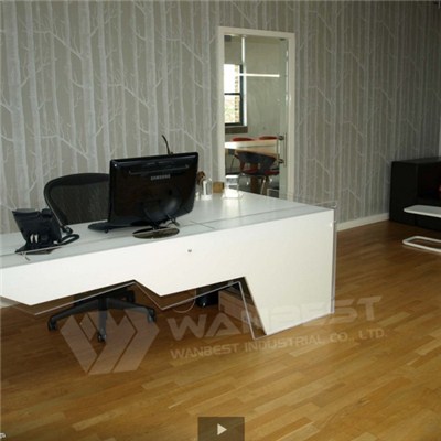 Manager Modern Simply Artificial Marble White Desk