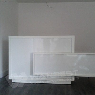 White Solid Surface Special Design Reception Counter