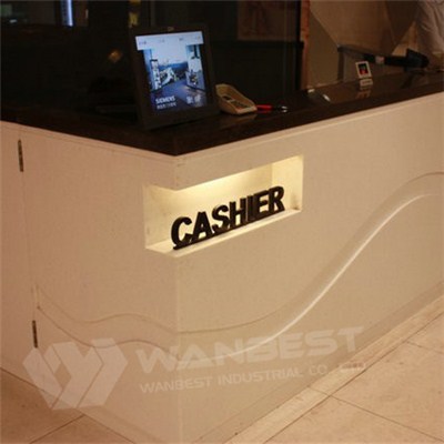 Solid Surface Cashier Counter