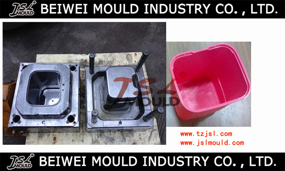 plastic injection square bucket mould