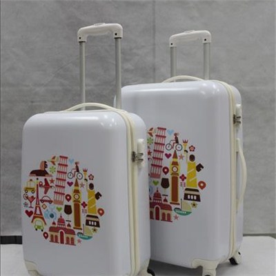 Printed Spinner Luggage