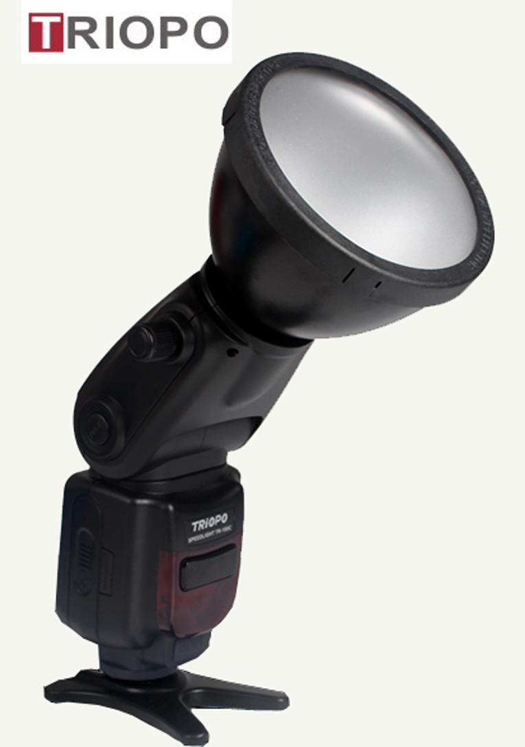 TRIOPO TR-180 Portable Flash Light,speedlite ,flash gun with Plug type flash tube ,master and slave ,wireless function for Canon or Nikon DSLR camera 