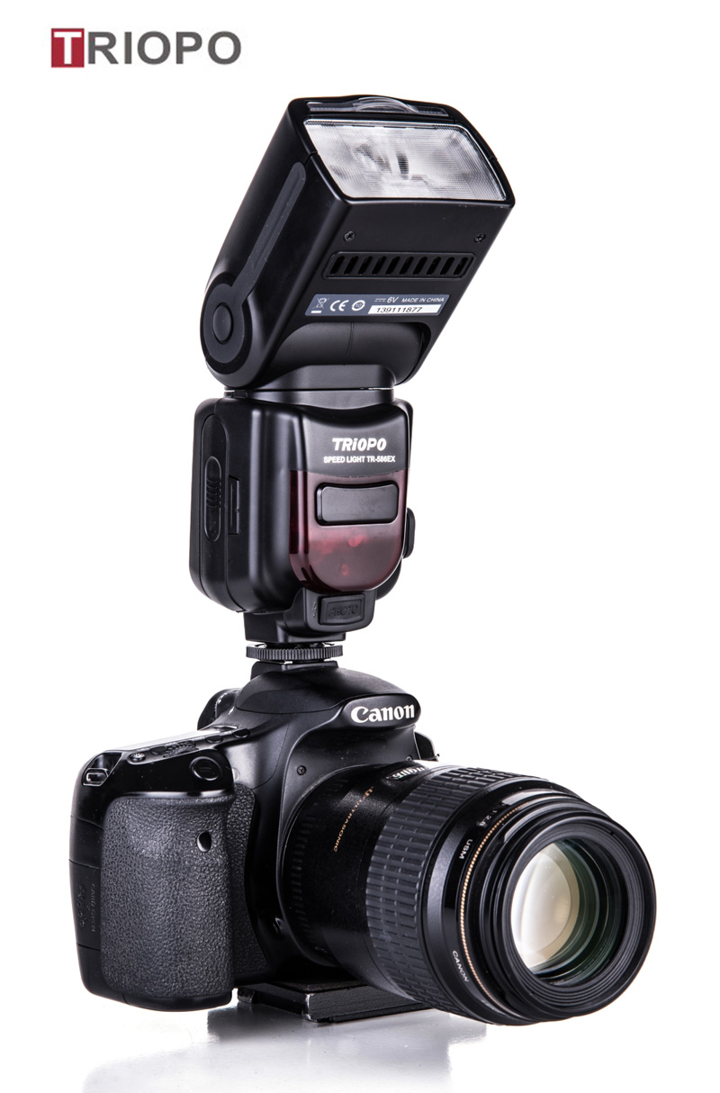 TRIOPO TR-586 dslr camera speedlight studio flash light,manufacture TTL flashgun  with slave flash for Nikon and Canon 