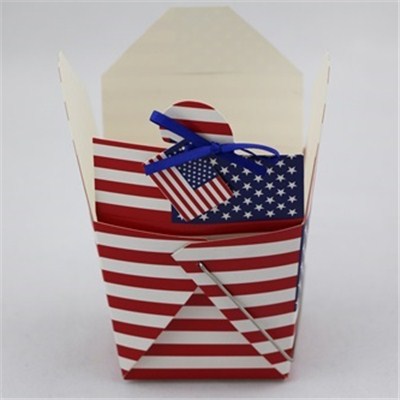 Flag Printing Cardboard Cake Box