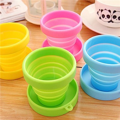 Round Silicone Folding Cup