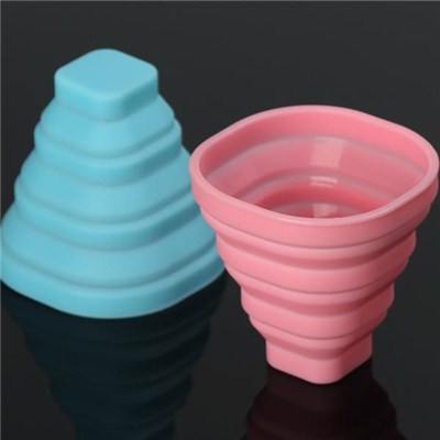 Square Shape Silicone Folding Cup