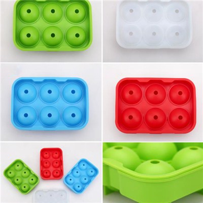 Ball Type With Lid Silicone Ice Tray