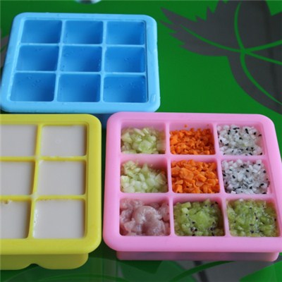9 Cavities Silicone Ice Tray