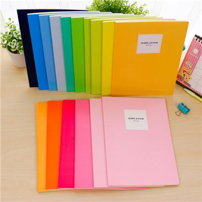 Color PP Paper Stitched Book