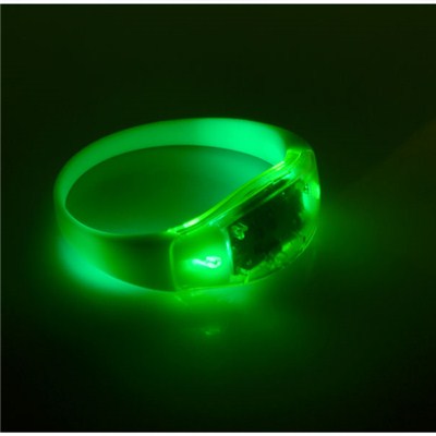 Silicone Bracelet With Mounted LED Devices