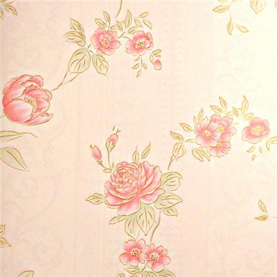 Non-woven Floral Wallpaper