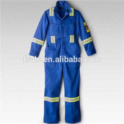 Aramid Flame Retardant Coverall With Reflective Tapes