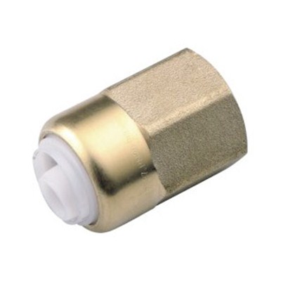 Brass Push-fit Fitting Female Straight