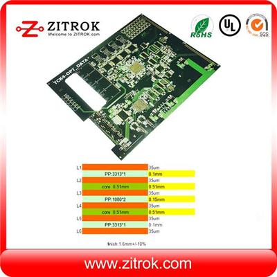 Multilayer 6Layer Immersion Gold Circuit Board