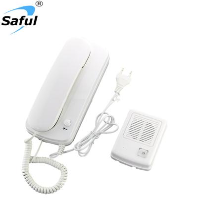 Saful TS-3207 Wired Audio Intercom, Can Add E-lock
