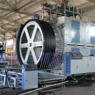HDPE Hollow Wall Winding Pipe Extrusion Machine