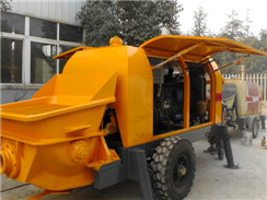 HBLS50-13-92R Big Power Mobile Concrete / Oil Pump