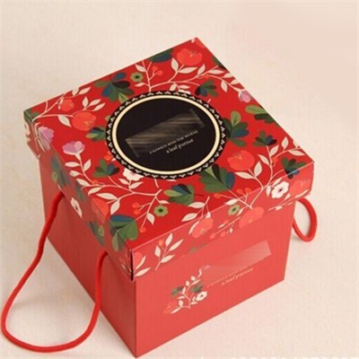 New Year Paper Candle Box