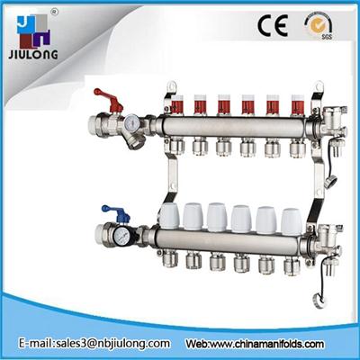 Stainless Steel Manifold With Short Flowmeter
