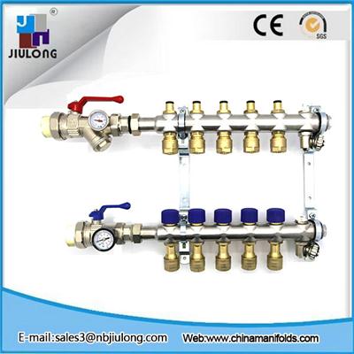 Stainless Steel Bamboo Joint Manifold With Built-In Slow Open Spool