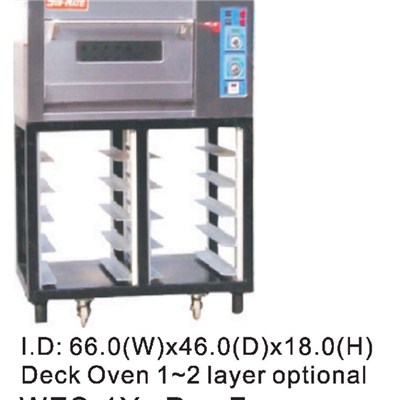 Electric Single Tray 40x60 Deck Oven WES-1Y