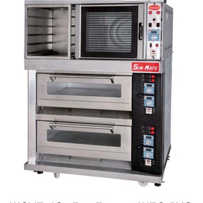 WCVE-4C+Pan Frame+WEC-2YG(electric Convection Oven+pan Frame+electric Deck Oven)